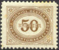 Austria J9 Mint Hinged 50kr Brown Postage Due From 1894 - Taxe