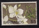 Barbados Used 1974, Orchids, $5.00 - Barbados (1966-...)