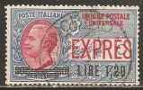 Italy 1921 Mi# 136 I Used - Type I: With A Comma - Posta Espresso