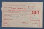 1961 - BANQUE POPULAIRE DE LA REGION ECONOMIQUE DE STRASBOURG - ACHAT DE DEVISES - FRANCS SUISSES - Bank En Verzekering