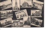 CP, 93, Souvenir De Saint Denis, Avec 10 Vues, 1928, Voyagée - Saint Denis