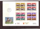 Switzerland, Pro Patria,1976. Castles, In 4-er Blocks, Special Edition FDC,numbered,1278,aufl.20 00 - Covers & Documents