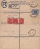 Nigeria Mailed To Austria Registered Uprated Postal Stationery Registered Cover 1931 - Nigeria (...-1960)