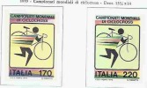 ITALY - ITALIA - 1979 - SPORTS - CICLOCROSS - CYCLO-CROSS  - Yvert # 1375/6  - MNH - Albert Einstein