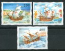 1992 Monaco Cristoforo Colombo Navi Velieri Sailing Ships Bateaux à Voile Set MNH** B46 - Cristóbal Colón