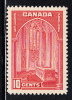 Canada Scott #241 MH 10c Memorial Chamber - Nuevos