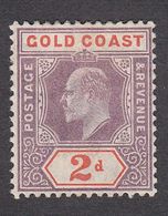 Gold Coast 1902 K.Edward VII   2d   SG40   MH - Costa De Oro (...-1957)