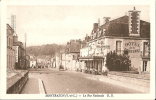 37 - MONTBAZON - T.Belle Légèrement Animée De La Rue Narionale .( Hôtel Du Croissant ) - Montbazon