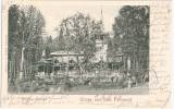 Gruss Aus Bad Pyrmont Bergbahn Restaurant Belebt Grünlich 7.8.1899 TOP-Erhaltung - Bad Pyrmont