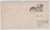 India Cover Sent To USA 1952 Single Stamped - Storia Postale