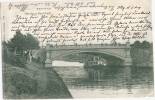 Hamburg Barmbeck Grünlich Belebt Schiff Brücke B D Richardstraße Nachgesendet  Berchtesgaden 1.8.1901 Barmbek - Noord