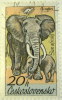 Czechoslovakia 1976 Elephant 20h - Used - Used Stamps