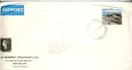 1991 New Zealand Airmail  Fastpost Cover Sent To Honduras With Nice Te Kaukau Point Stamp - Brieven En Documenten