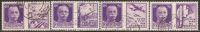 Italy 1942 Mi# 307/P1-P4 Used - War Propaganda - Propaganda De Guerra