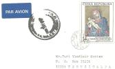 Cover  Czech Republic To Honduras 1998 ( Painting Stamp) - Brieven En Documenten