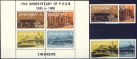 #A620. Zimbabwe 1980. Post-bank. Michel 247-50 & Block 6. MNH(**) - Zimbabwe (1980-...)