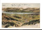 CP, Carte Géo, 01 Ain, Panorama Vu Du Col De La Faucille 1323m, 1932, Voyagée - Carte Geografiche