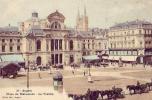 CPA.France.Maine Et Loire.49.Angers.Avenue, Boulevard  ,  Place Du Ralliement, Le Théatre - Angers