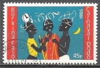 1 W Valeur Oblitérée, Used - BURKINA FASO * 1985 - N° 1004-49 - Burkina Faso (1984-...)