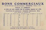 CPA.France.Maine Et Loire.49.Angers..Publicité Bons Commerciaux. - Angers