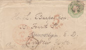 Lettre Victoria Relief 1s Pour New York /d48. - Briefe U. Dokumente