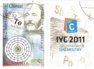 INTERNATIONAL YEAR OF CHEMESTRY,2011 USED  1 STAMPS + LABELS  ROMANIA. - Oblitérés