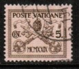 VATICAN   Scott #  1  VF USED - Gebruikt