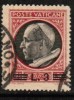 VATICAN   Scott #  106  VF USED - Gebruikt