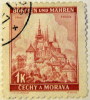 Germany 1938-1945 Bohmen Und Mahren Prague 1k - Used - Usados