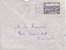 BOUAR - OUBANGUI CHARI - 1957 - A.E.F - COLONIES FRANCAISES - Fides,Moyen Congo,hopital De Brazzaville,lettre,flamme - Otros & Sin Clasificación