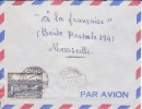 BANGUI - OUBANGUI CHARI - 1957 - Colonies Francaises,Afrique,avion, Lettre,marcophilie - Andere & Zonder Classificatie