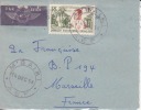 MBAIKI - OUBANGUI CHARI - 1956 - A.E.F - COLONIES FRANCAISES - Lieutenant Gouverneur Cureau,lettre - Altri & Non Classificati