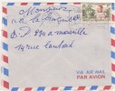 BANGUI - OUBANGUI - 1956 - Colonies Francaises,Afrique,avion, Lettre,flamme,marcophilie - Altri & Non Classificati