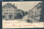 Ponts De Martel, Grande Rue Et Place Du Marché, Animée, - Ponts-de-Martel