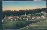 Côte Aux Fées, Clocher, Eglise, En Couleur, - La Côte-aux-Fées