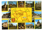 {56505} Normandie La Route Du Cidre , Carte Et Multivues ; Pommiers Pommes Vaches Bouteilles - Cartes Géographiques