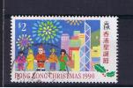 RB 791 - Hong Kong 1990 - $2 Christmas Children Father Christmas & Fireworks  SG 491 - Fine Used Stamp - Gebruikt