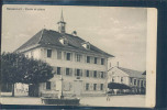 Bassecourt, Ecole Et Place, Fontaine, Animée, - Altri & Non Classificati