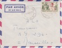 MARCOPHILIE - TCHIBANGA - GABON - 1956 - COLONIES - A.E.F - N°230 - AVION - LETTRE - Other & Unclassified