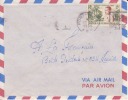 PORT GENTIL - GABON - 1956 - Colonies Francaises,Afrique,avion, Lettre,flamme,cachet,marc Ophilie - Altri & Non Classificati