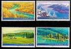 China 2006-16 Hanasy Conservation Nature Stamps Mount Forest Lake Deer River Snow Season - Climate & Meteorology
