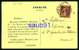 Carte De Voeux  Pour 1934 De M. Chapon Directeur De  La "Maison Du Calendrier" à Antony   - Au Verso Paysage Réf : 20776 - Antony