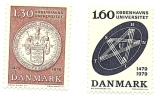 1979 - Danimarca 678/79 Università Di Copenhagen     ------- - Unused Stamps