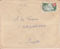 TCHIBANGA - GABON - 1957 - Colonies Francaises,Afrique,avion, Lettre,cachet,marcophilie - Altri & Non Classificati