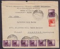 Italy Airmail Via Aerea LAZZARO SPALLANZANI Milano ROMA CENTRO 1948 Mult Franked Cover To SEATTLE USA - Poste Aérienne