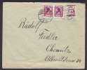 Austria KLANGENFURT 1925 Cover To CHEMNITZ Germany 2 G Pair + 15 G Franking - Covers & Documents