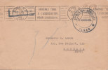 LETTRE CACHET MILITAIRE  ALGERIE  1946 - Lettres & Documents