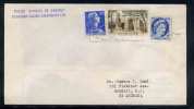 GUADELOUPE / CANADA PAQUEBOT - POSTED AT SEA - POSTE MARITIME / 1961 LETTRE POUR LES USA (ref 1893) - Storia Postale