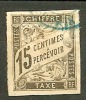Colonies Taxe 15c Obl.  (SN 860) - Strafportzegels