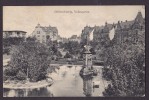 Germany Deutsches Reich PPC Offenburg Volksgarten Bahnpost FRANKFURT - KARLSRUHE - BASEL Zug 911, 1910 (2 Scans) - Offenburg